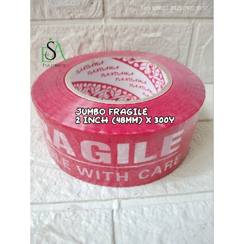 

Lakban Fragile Pandawa 2 inch x 300 yard