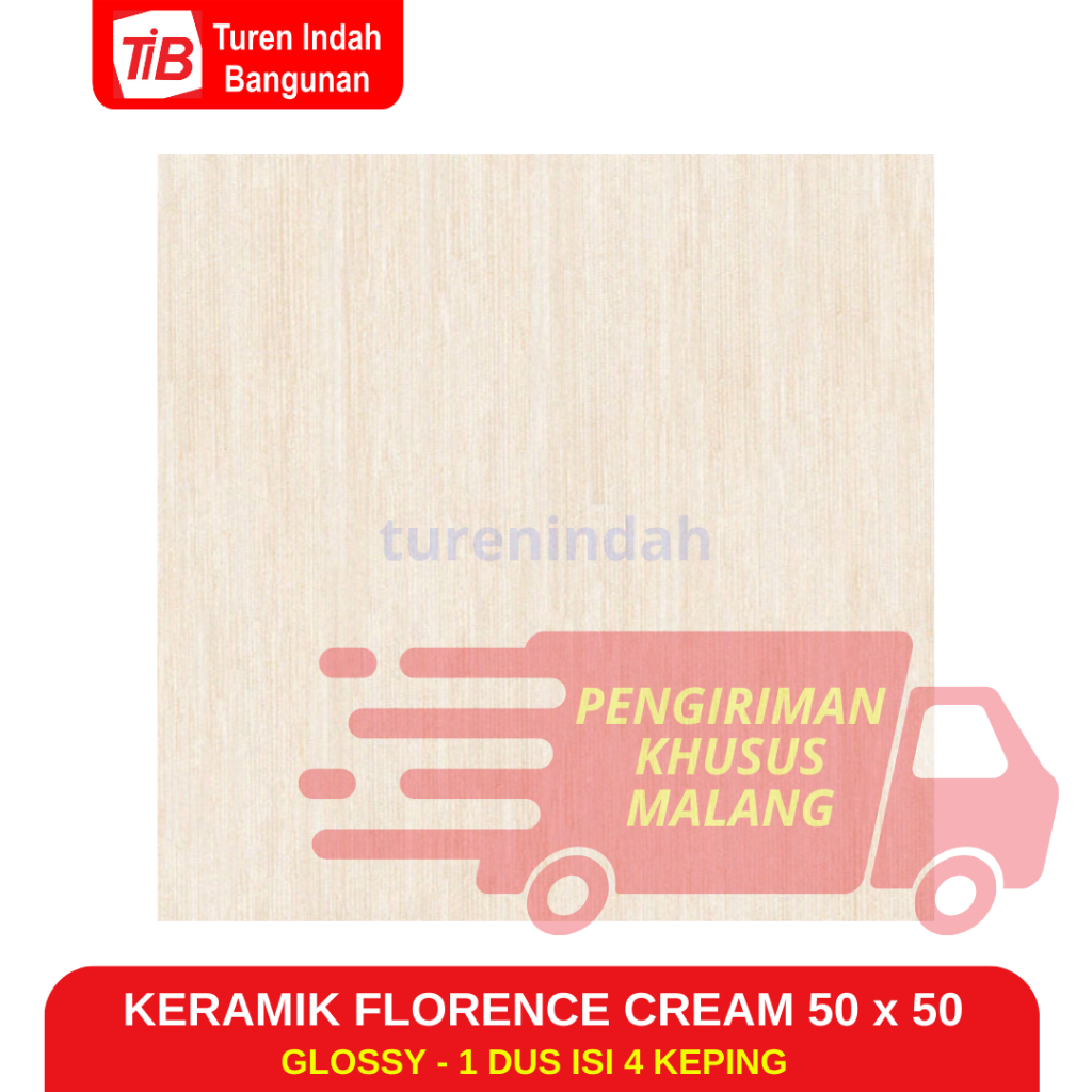 KERAMIK FLORENCE CREAM 50X50 - KERAMIK LANTAI - KERAMIK 50 X 50 - KERAMIK LANTAI 50 X 50 - KERAMIK P