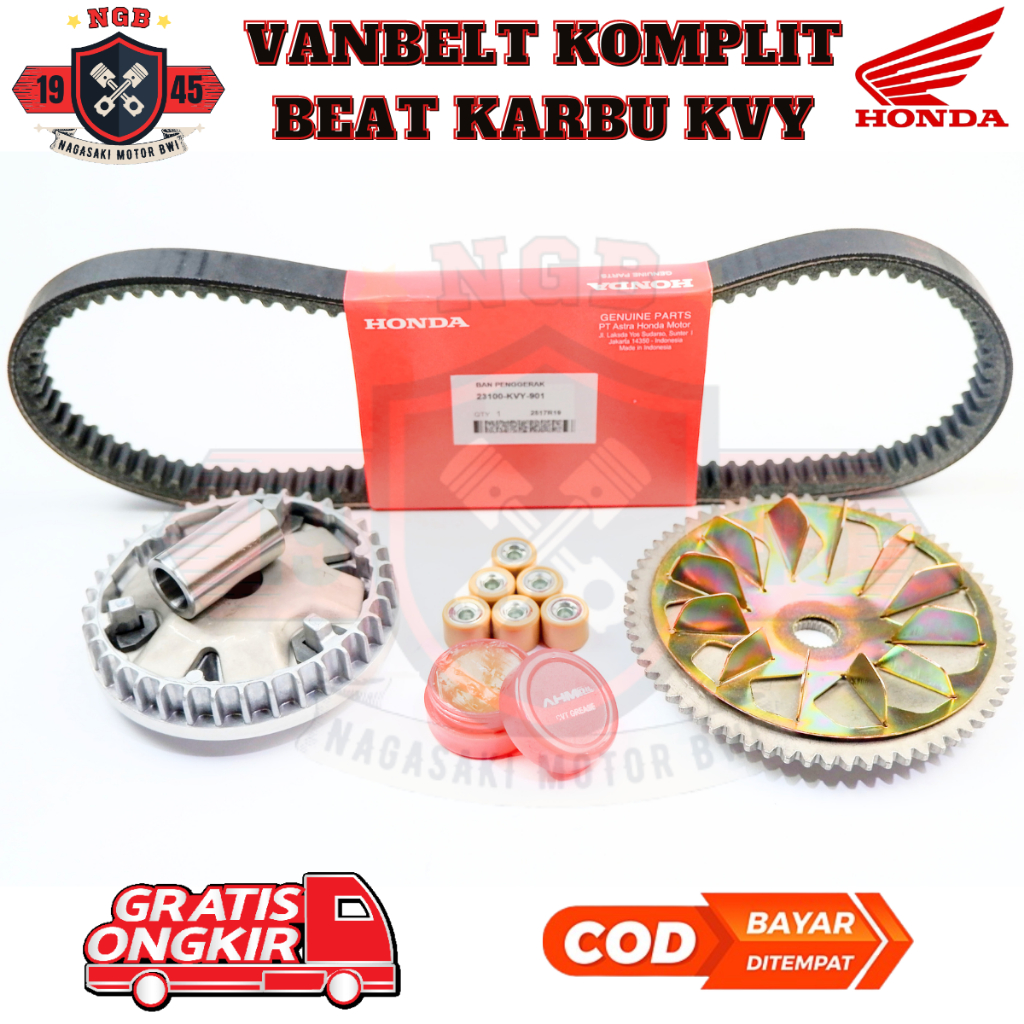 paket kirian beat karbu - paket cvt beat carbu - Paket Vanbelt Beat Karbu KVY - Penbel Beat Karbu