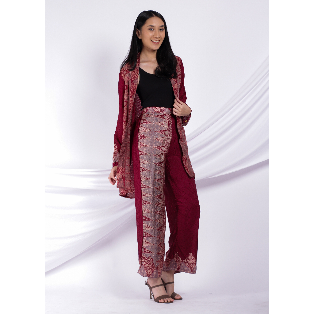 BATIK TRUSMI Batik Wanita Setelan Viscose Wanita Cingu Ung Wt