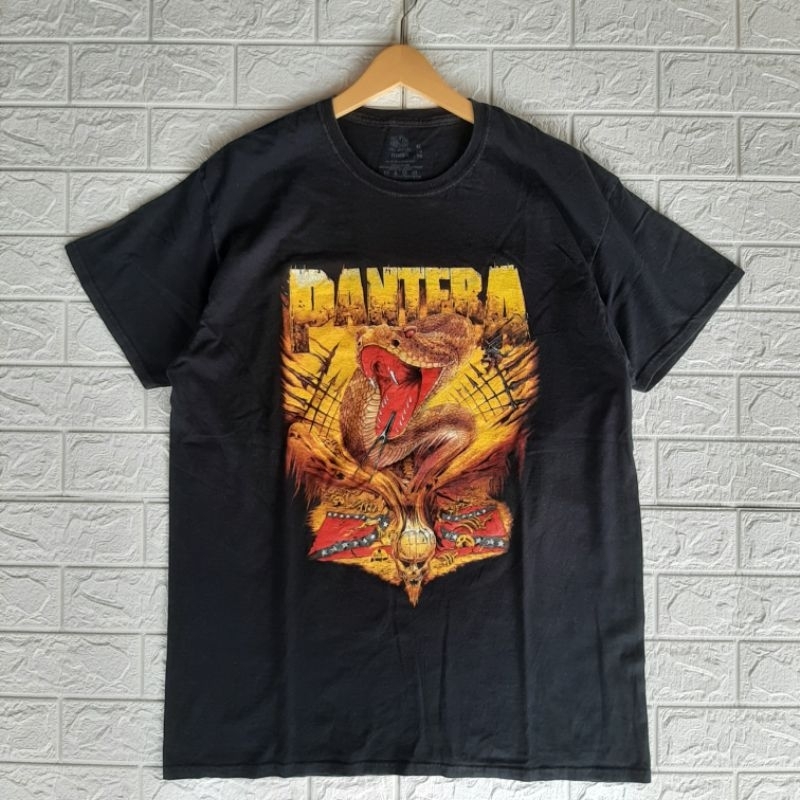 kaos t shirt band PANTERA tag FRUIT OF THE LOOM size XL-XXL BUILD UP unisex second jd