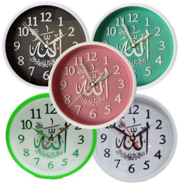 jam dinding nikko 9918 kaligrafi/jam islamic