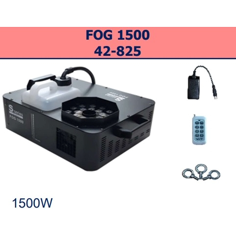 Mesin Asap Fog Machine 1500w + LED FOG 1500