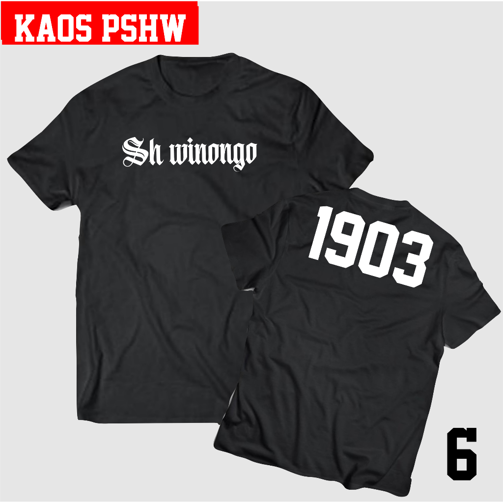 Kaos PSHW Persaudaraan Setia Hati Winongo Kaos Winongo Kaos SH Winongo Kaos STK Kaos Setia Hati