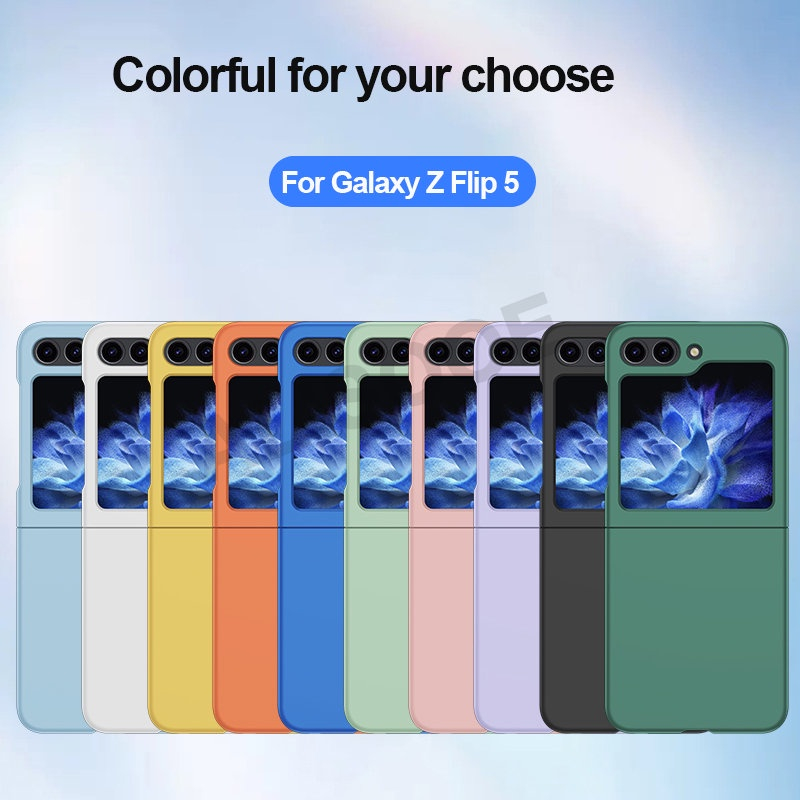 Hard Case Samsung Galaxy Z Flip 3 Z Flip 4 Z Flip 5 Z Flip 6 Silikon Liquid Silica Gel Macaron Candy