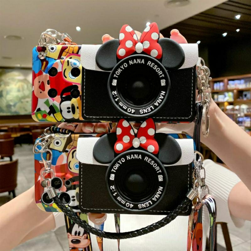 [READY STOCK SIAP KIRIM] Case IPHONE 14 13 12 Pro Max 14 Pro Casing Dompet+Tali Panjang+Tali Pendek 