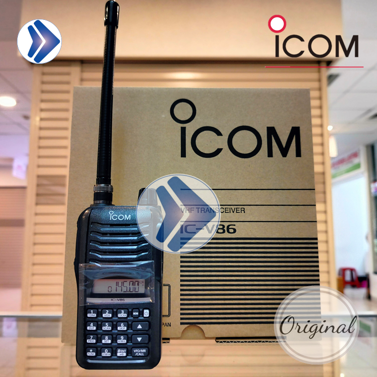 HT ICOM IC-V86 POWER 7WATT ORIGINAL JAPAN Garansi Distributor