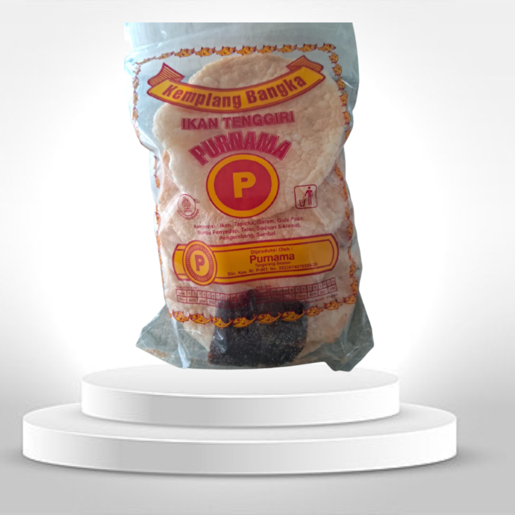 

Kerupuk Kemplang Purnama Asli Bangka Isi 5 Pcs