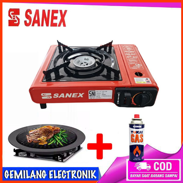 Paket Bbq Kompor Portable SANEX + Panggangan Bbq