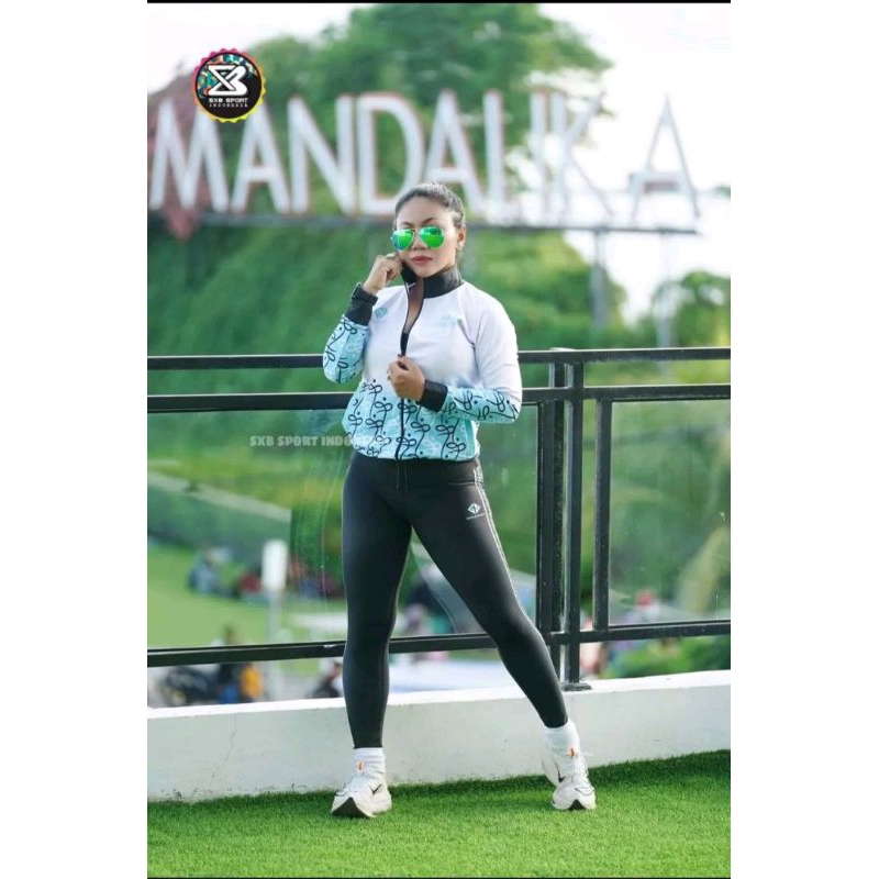 SXB SPORT SETELAN SENAM WANITA TERBARU SXB GOAL