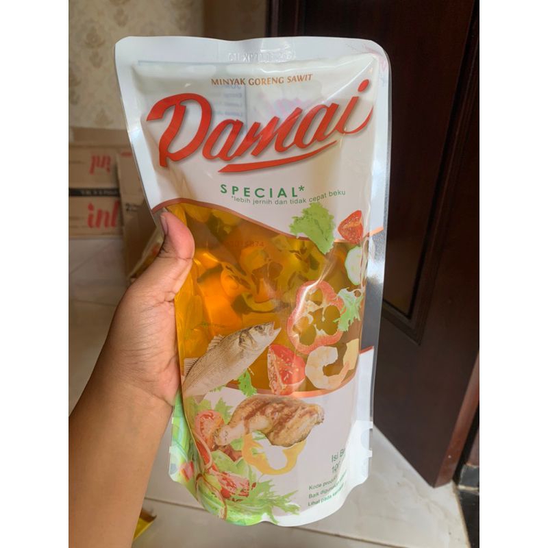 

Damai Minyak Goreng 1 liter