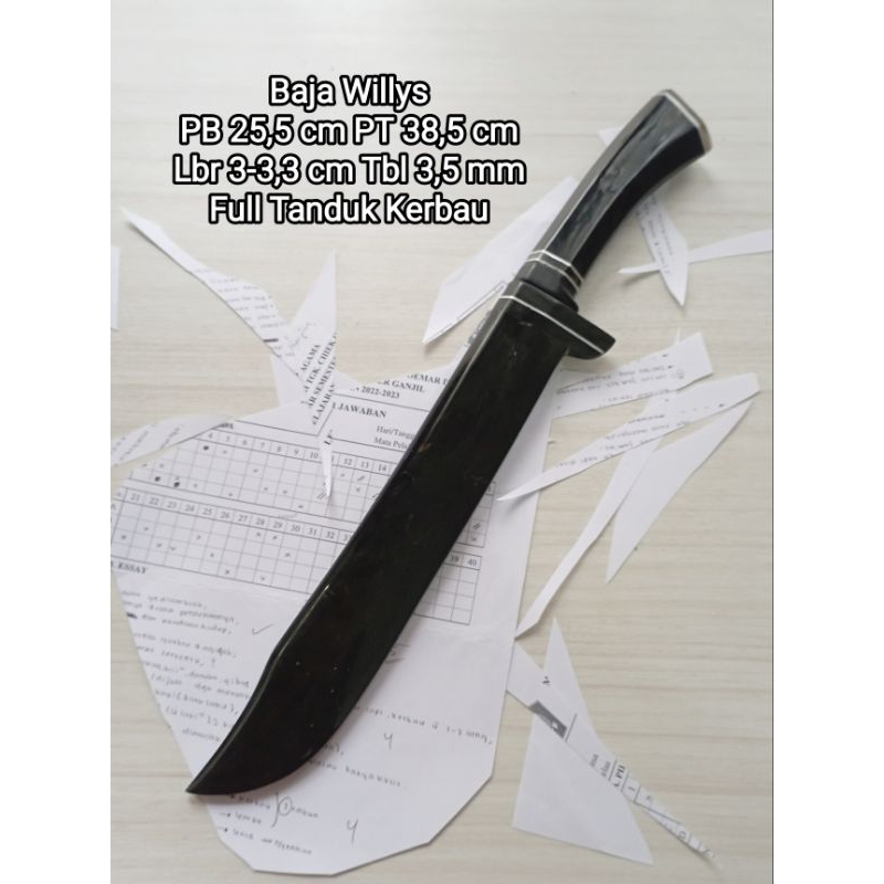 pisau Bowie baja Willys