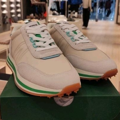 LACOSTE L-Spin WOMEN'S Leather and Textile SNEAKERS SHOES ORIGINAL