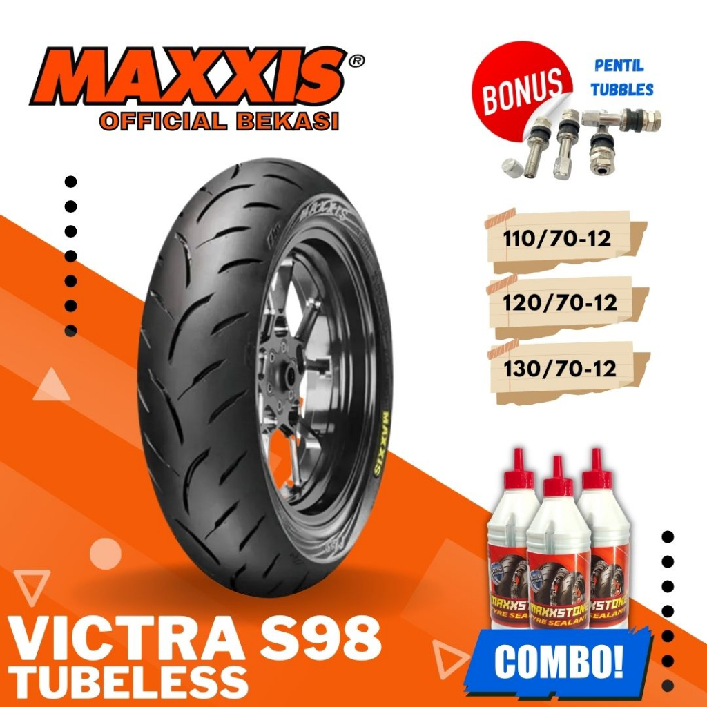 RAR [READY COD] MAXXIS VICTRA RING 12 ( 110/70-12 - 120-70-12 - 130-70-12 ) / BAN MAXXIS VESPA
