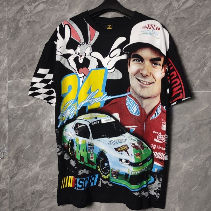 Kaos Nascar "Jeff Gordon" Oversize Fullprint AOP Bootleg Thailand