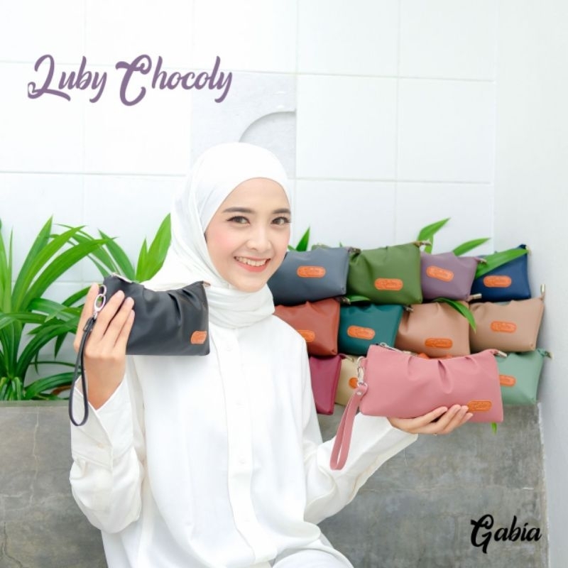 LUBY CHOCOLY BY GABIA / POUCH LUBY / LUBY STRIPE GABIA / POUCH GABIA