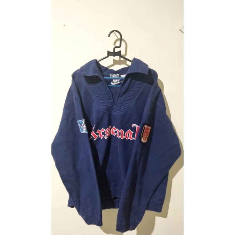 nike rare 1994 arsenal drill top