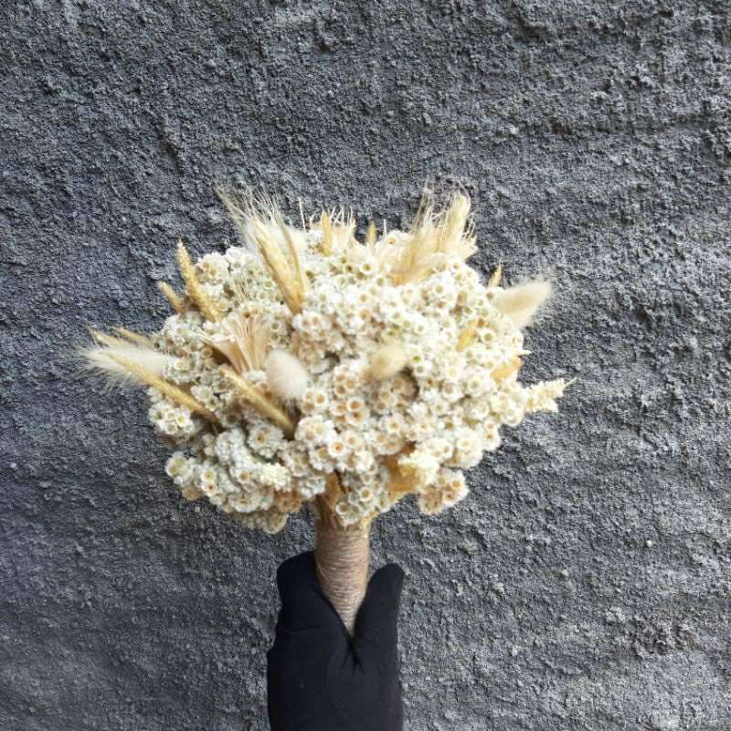 Buket Edelweis/buket nikah/buket bunga kering