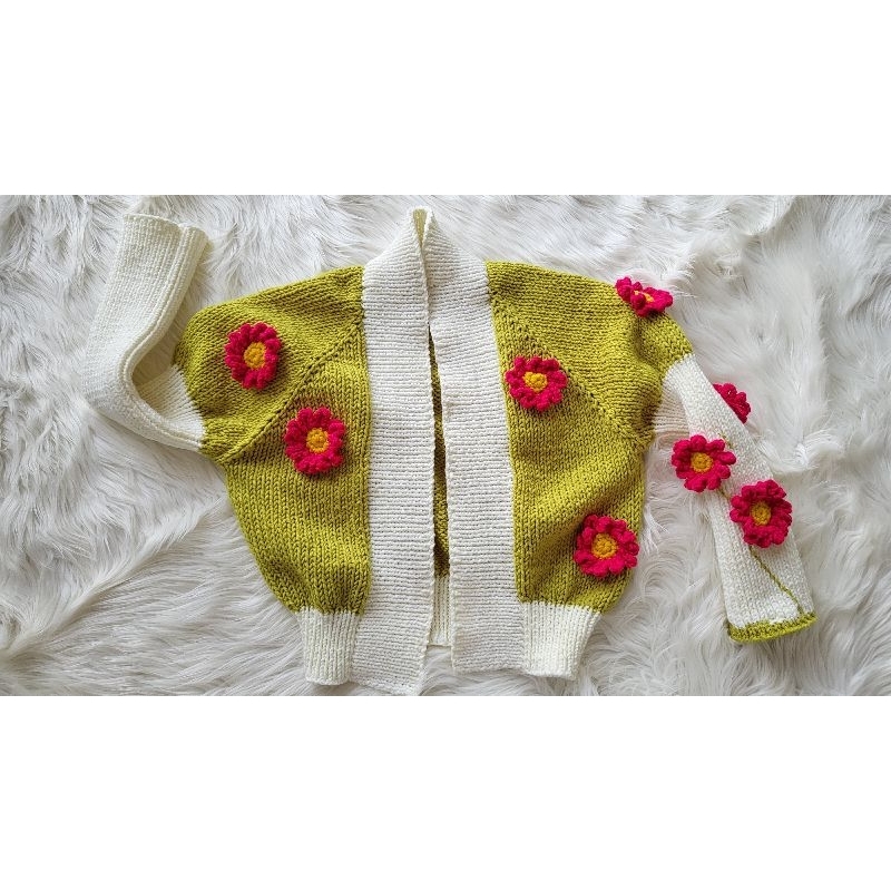 Custom Cardigan Knitwear rajut Knitting