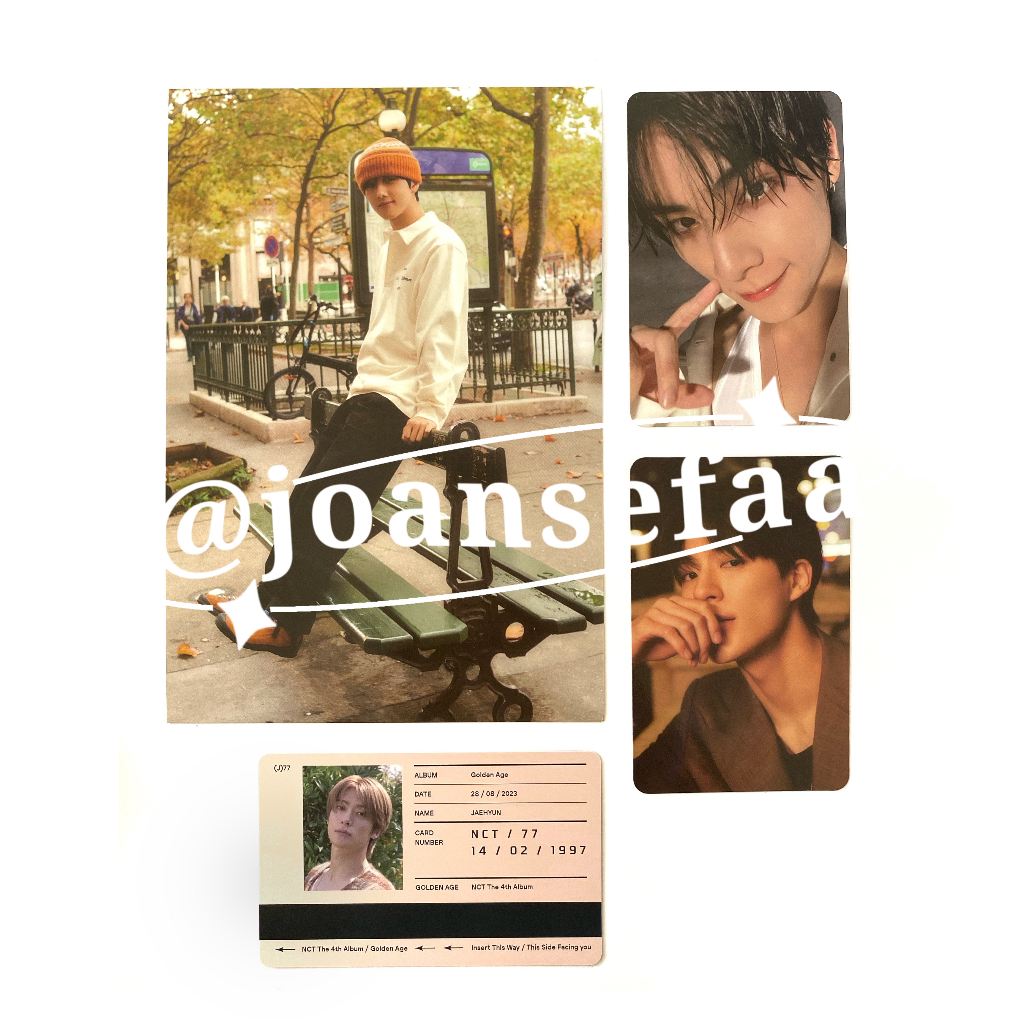 [ READY ] NCT GOLDEN AGE - COLLECTING VER || Album Only Jeno + POB Hottrack Jeno || Transportation C
