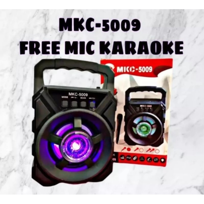 Speaker MKC-5009 karaoke musik + MIC kabel