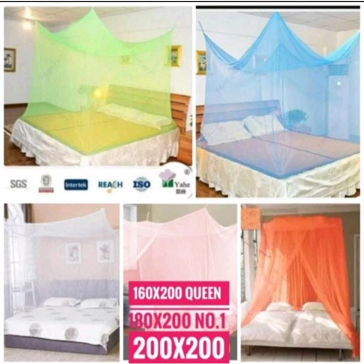 KELAMBU KOTAK POLOS / KELAMBU NYAMUK / KELAMBU KAMAR TIDUR / KELAMBU GANTUNG STANDAR KELAMBU JARING