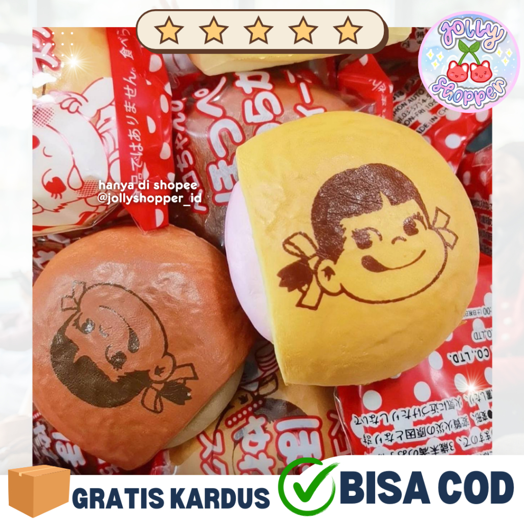 [READY STOCK] Peko Chan Cream Bun Squishy SUPER SOFT / BNIP Impor