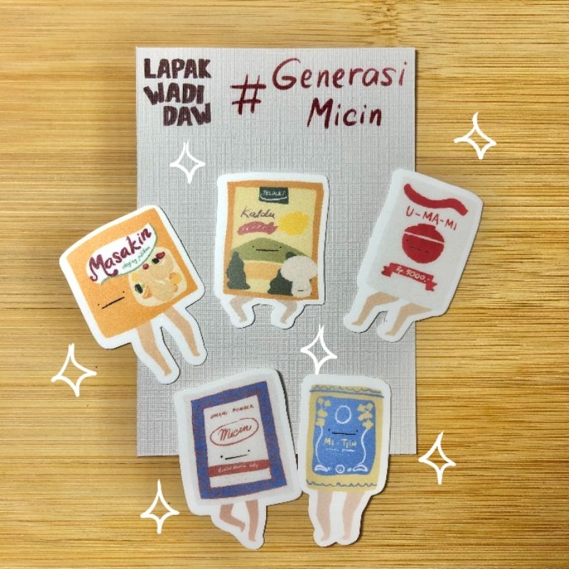 

Sticker Vinyl Lapak Wadidaw - Generasi Micin