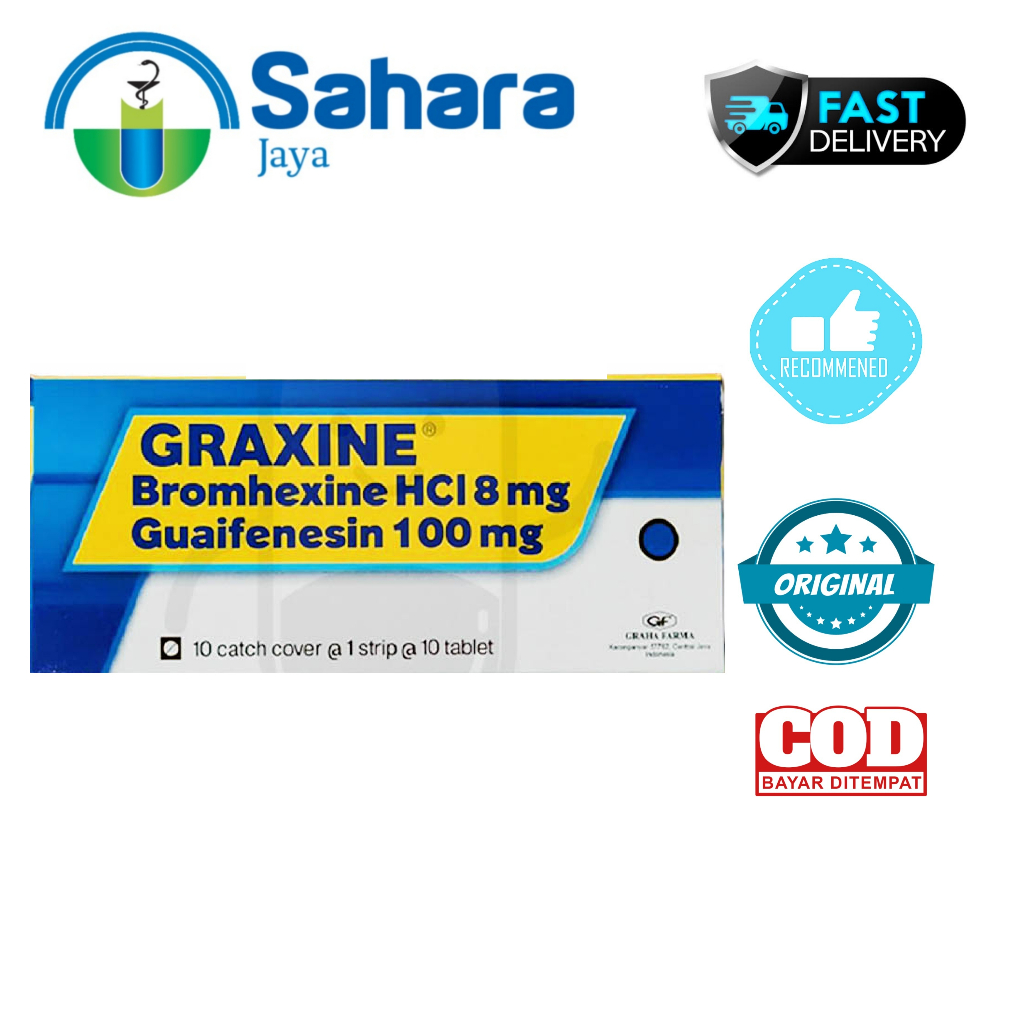 [SJ] GRAXINE BOX 100 TABLET / GRAXINE PER BOX