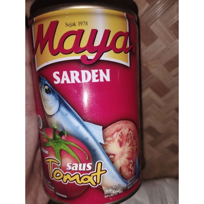 

Maya Sarden Saus Tomat 425 gr