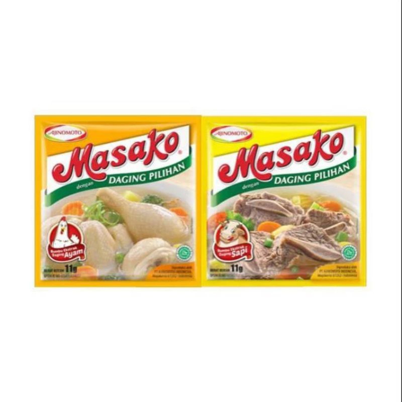 

Masako rasa ayam ayam dan sapi 8gr