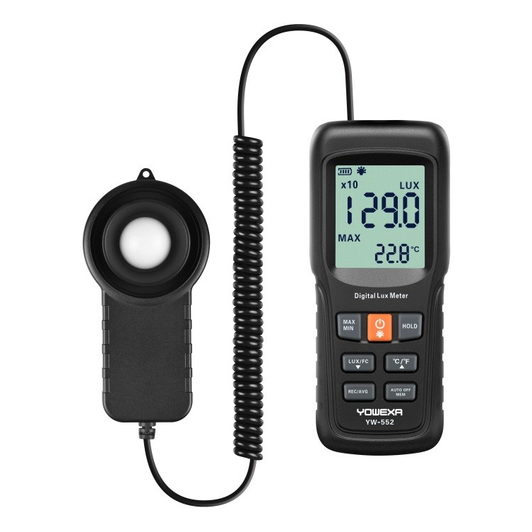 Digital Lux Meter / Light Meter Yowexa YW-552 Lux meter Illuminance