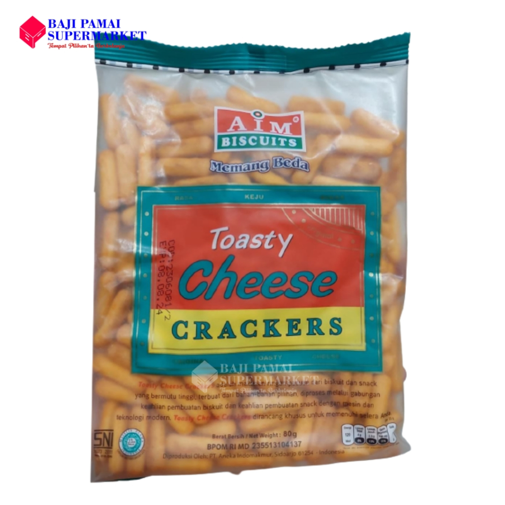 

AIM Biscuits Toasty Cheese Crackers 80gr