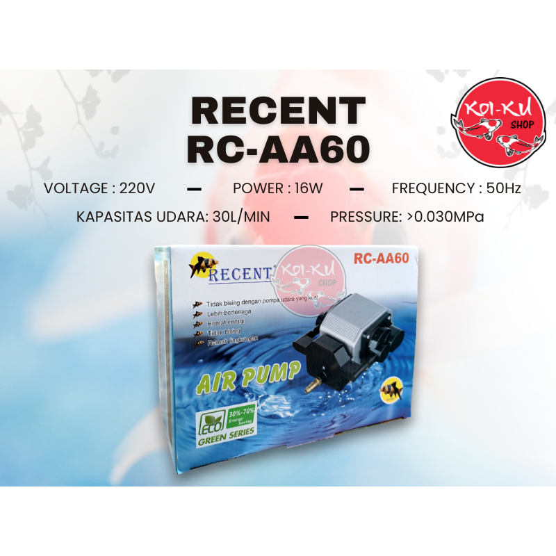 Mesin Aerator Blower Recent Air Pump AA-60*AA-70