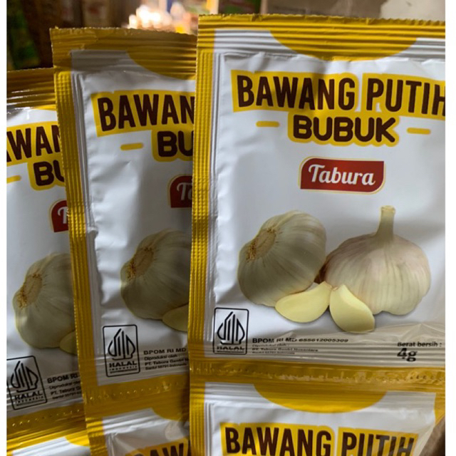 

Bawang putih bubuk sachet