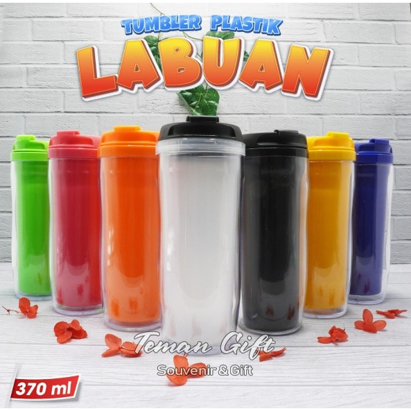 Souvenir Tumbler Plastik JONINDO LABUAN botol air minum Bagus