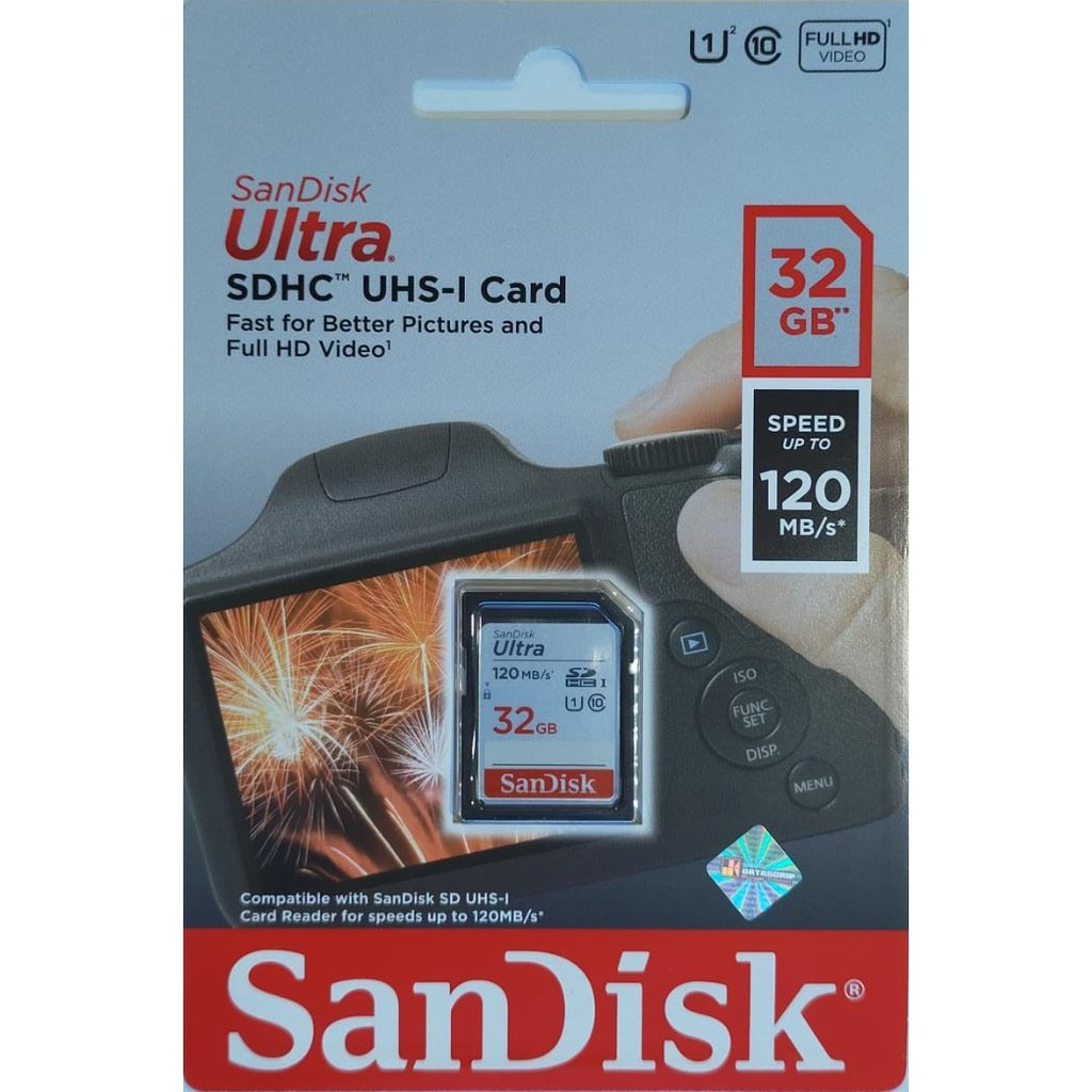 Sandisk ULTRA SDHC Class 10 120MBps - 32GB