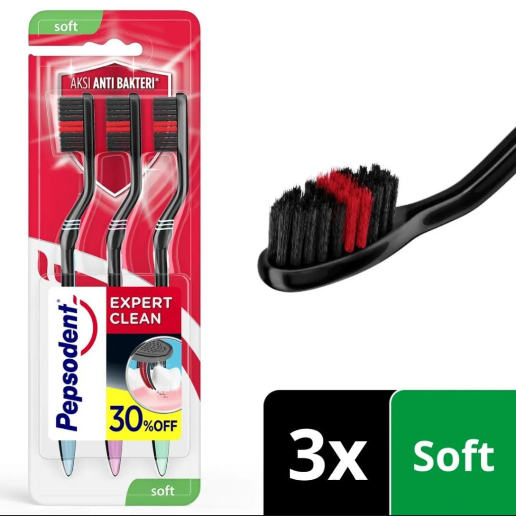 Sikat gigi Pepsodent/Sikat gigi Oral-b/toothbrush isi 1 2 3/ oral b