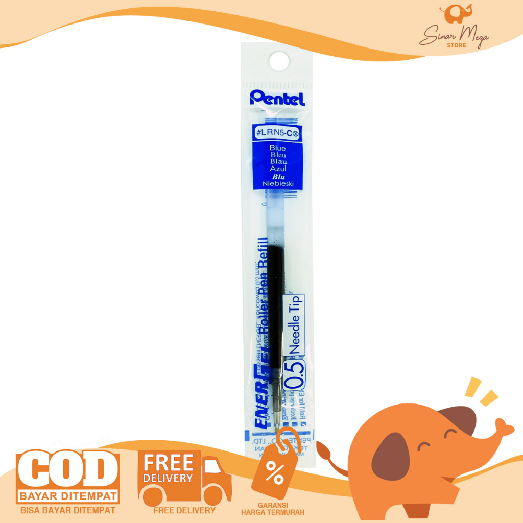 

Pentel Refill Pulpen Energel LRN5 BLUE 0.5mm (BLN105)
