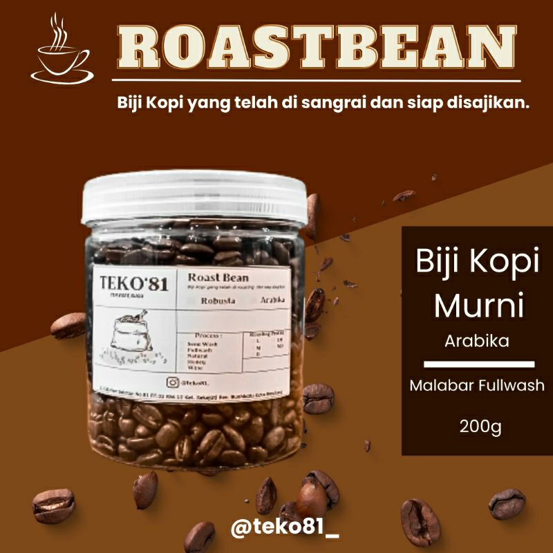 

Kopi Arabika Malabar 200g