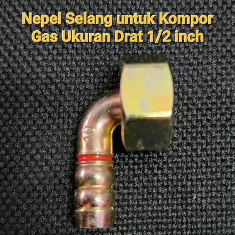 Nepel Selang Kompor Gas Sambungan Selang Gas Kompor Kaca  Serbaguna Untuk Berbagai Macam Merek Kompor