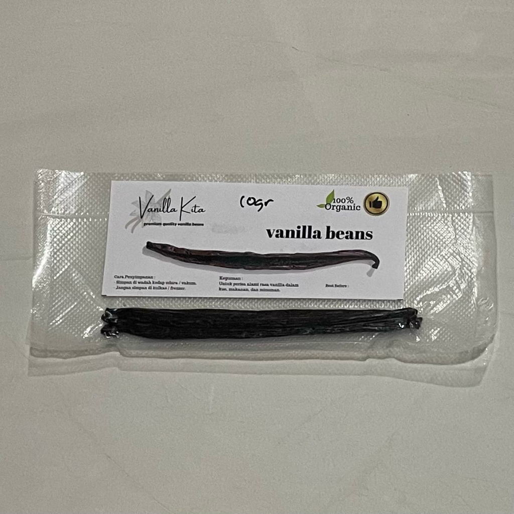 

Korzaln Vanilla Bean Satuan / Per Batang Dan Per 10Gr- Premium Grade A (Biji Vanilla 100% Organic)