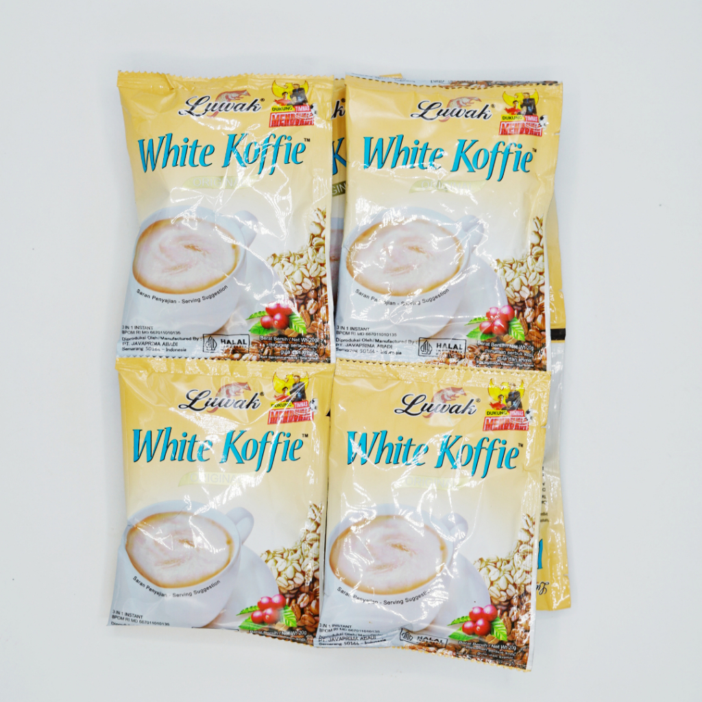 

Kopi Luwak white Coffe original 20g RENCENG ( ISI 10)