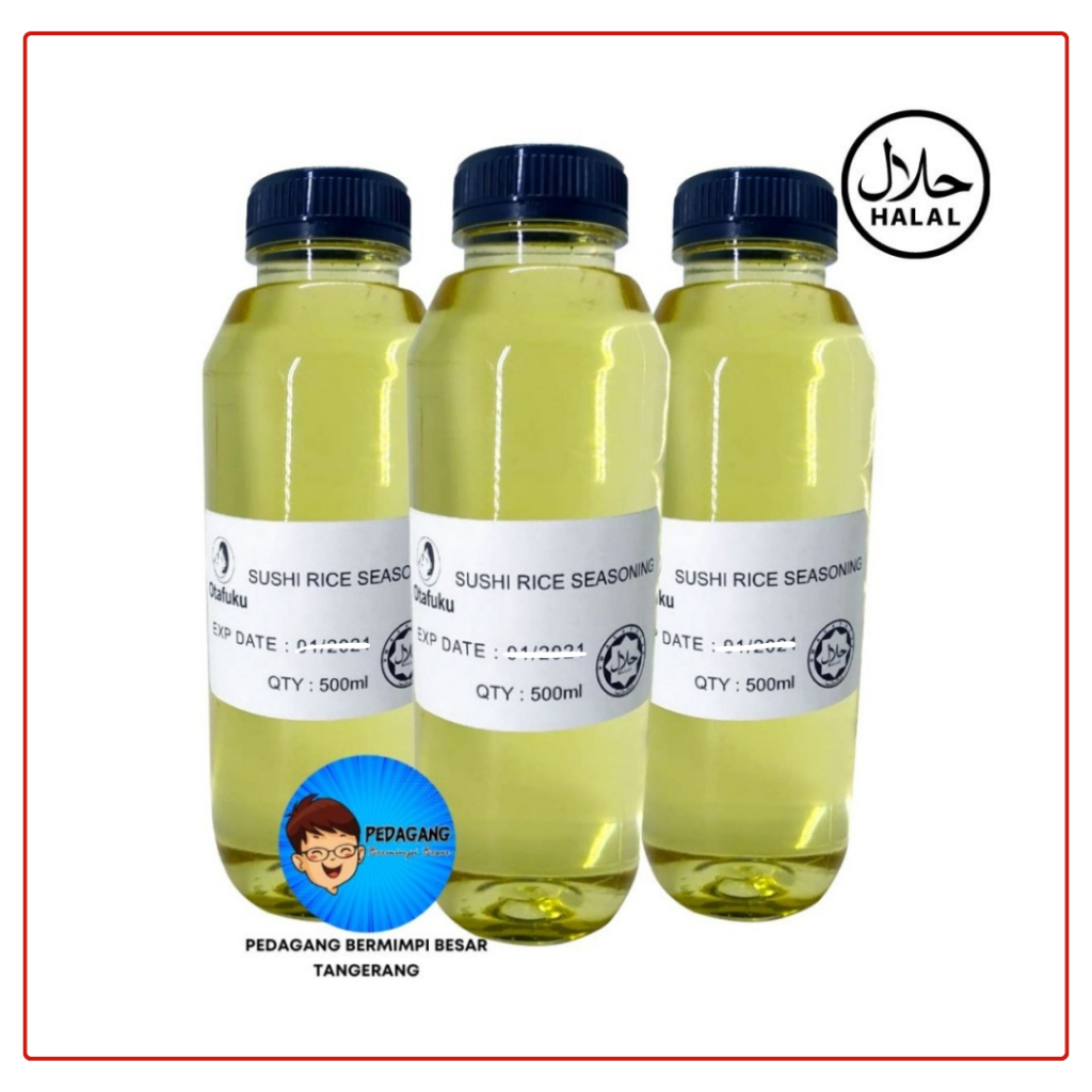 

Otafuku Sushi Rice Vinegar HALAL Repack 500ml / Cuka Beras Nasi 500 ml