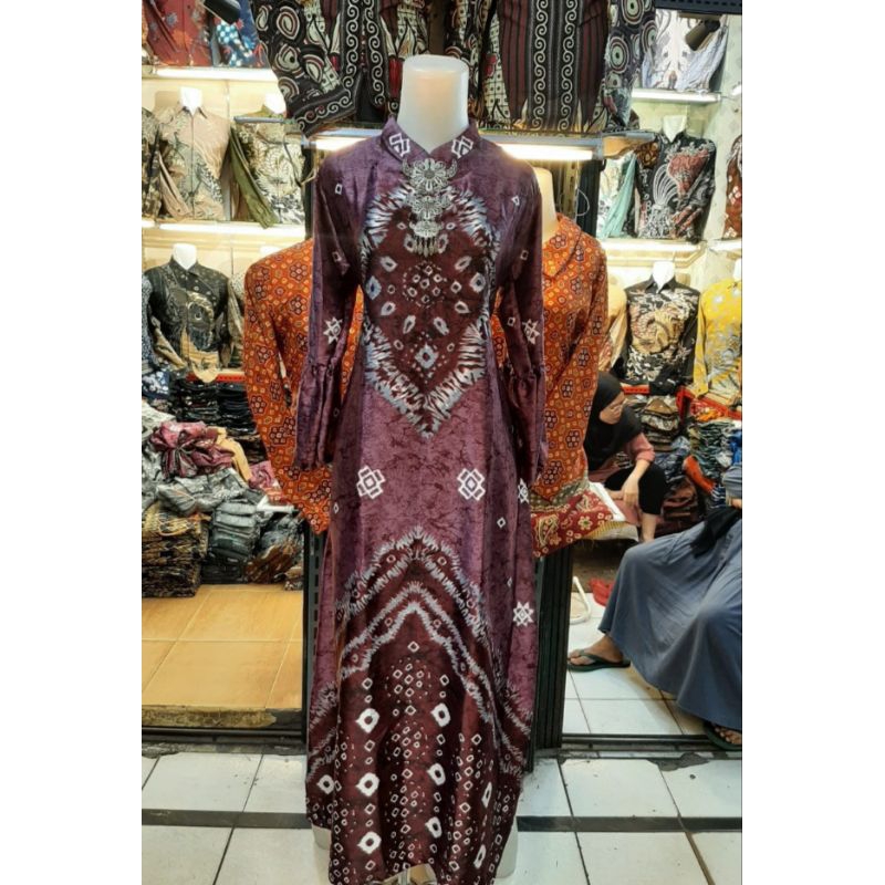 Gamis Jumputan Mewah/ Batik Couple
