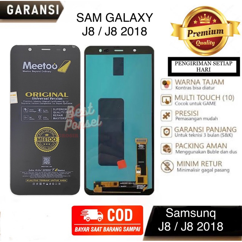 Lcd Touchscreen SAMSUNG J8 / J8 2018  ORIGINAL Fullset