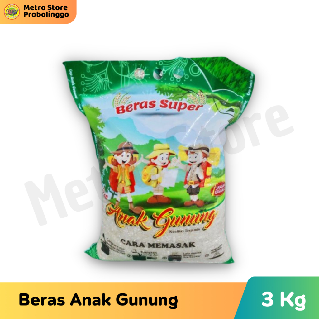 

Beras Super Cap Anak Gunung 3kg