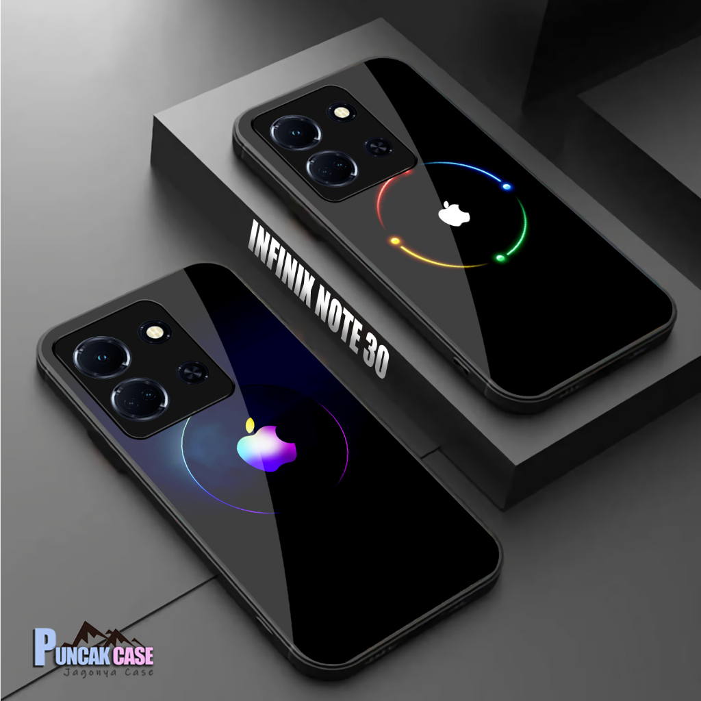 Softcase Glass Kaca INFINIX NOTE 30 30 PRO Terbaru 2023 (A488) PELINDUNG HANDPHONE - AKSESORIES HAND