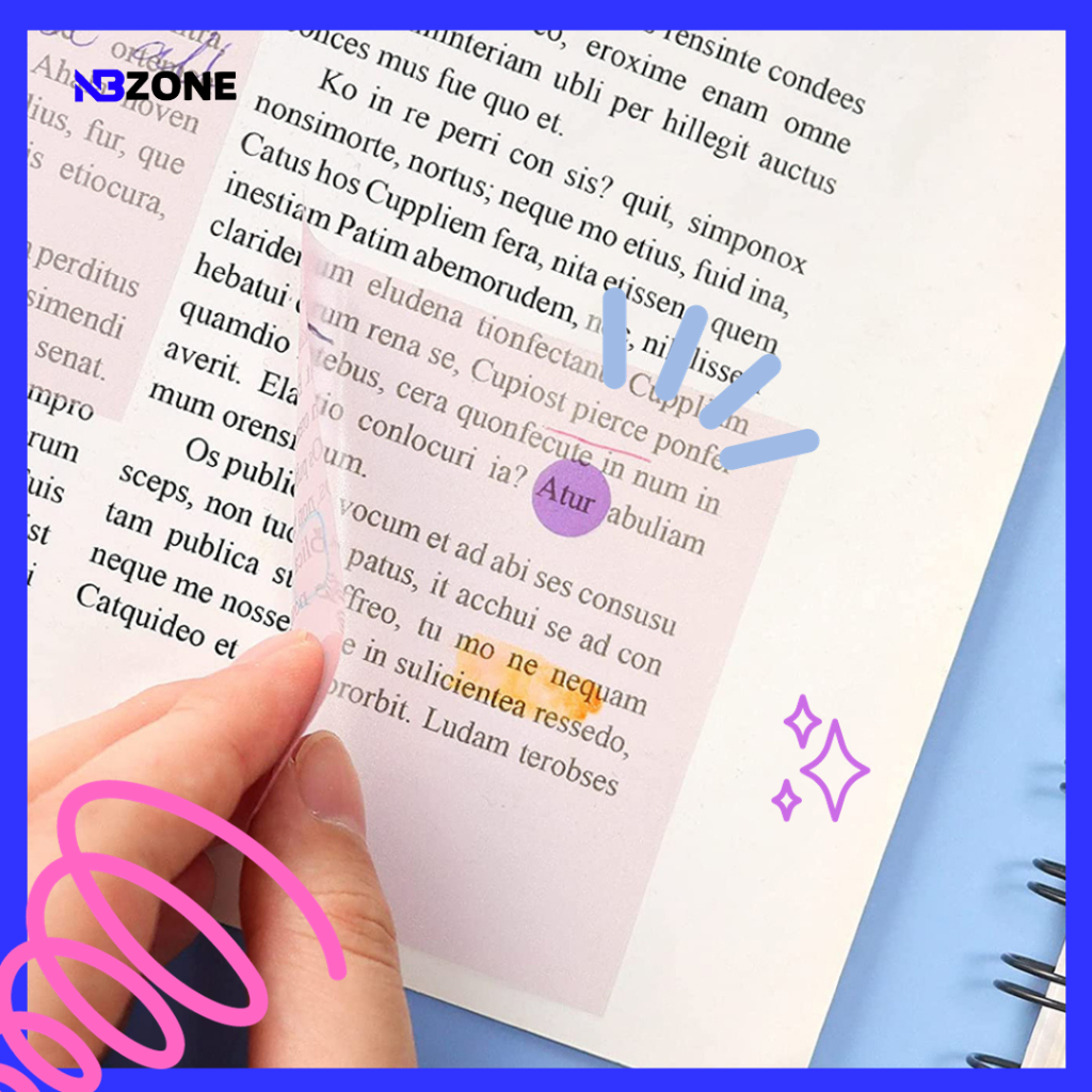 

Sticky Notes Transparan Warna Pastel Bening Aesthetic & Unik