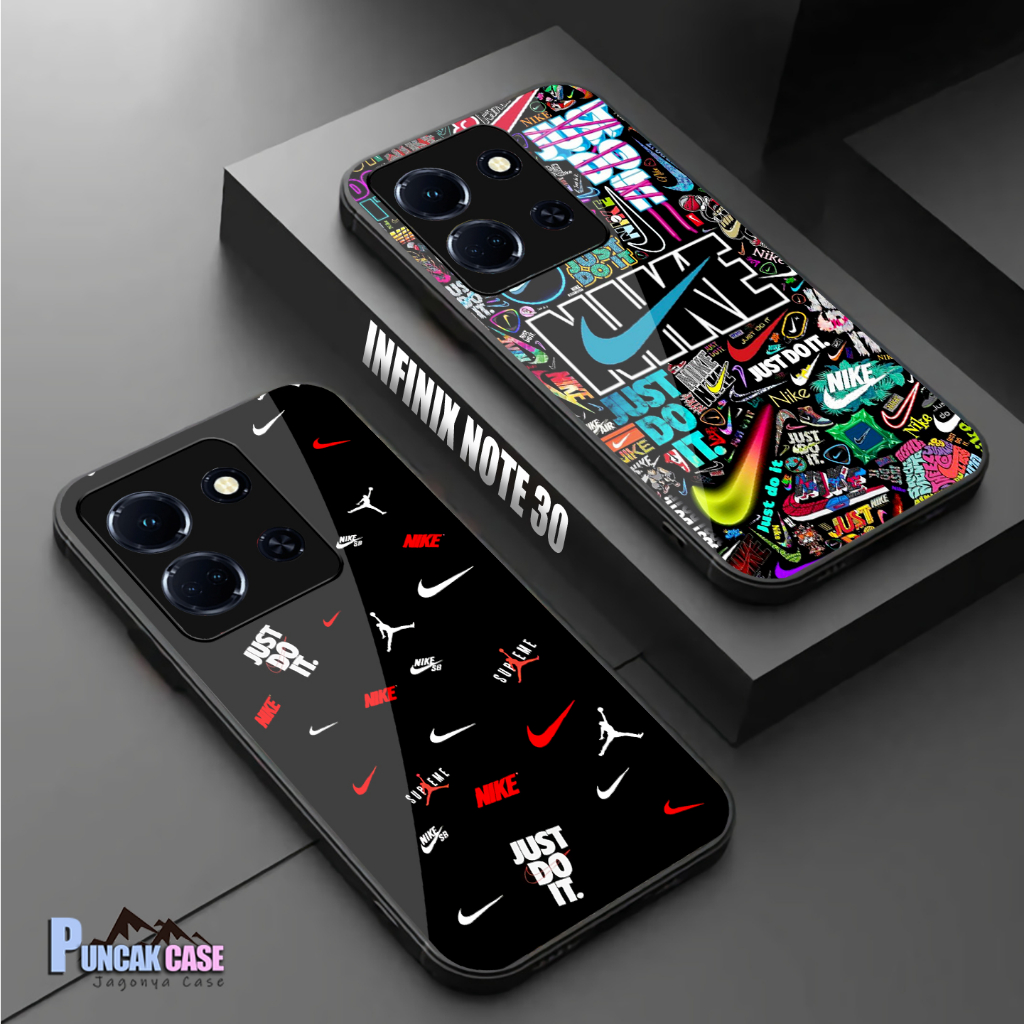 Softcase Glass Kaca INFINIX NOTE 30 30 PRO Terbaru 2023 (A492) PELINDUNG HANDPHONE - AKSESORIES HAND